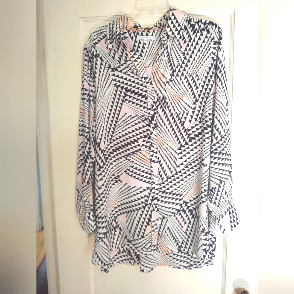 Foxcroft blouse size 16w